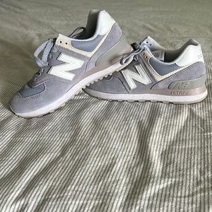 Purple New Balance Classic 574. Worn a few times. Size 6.